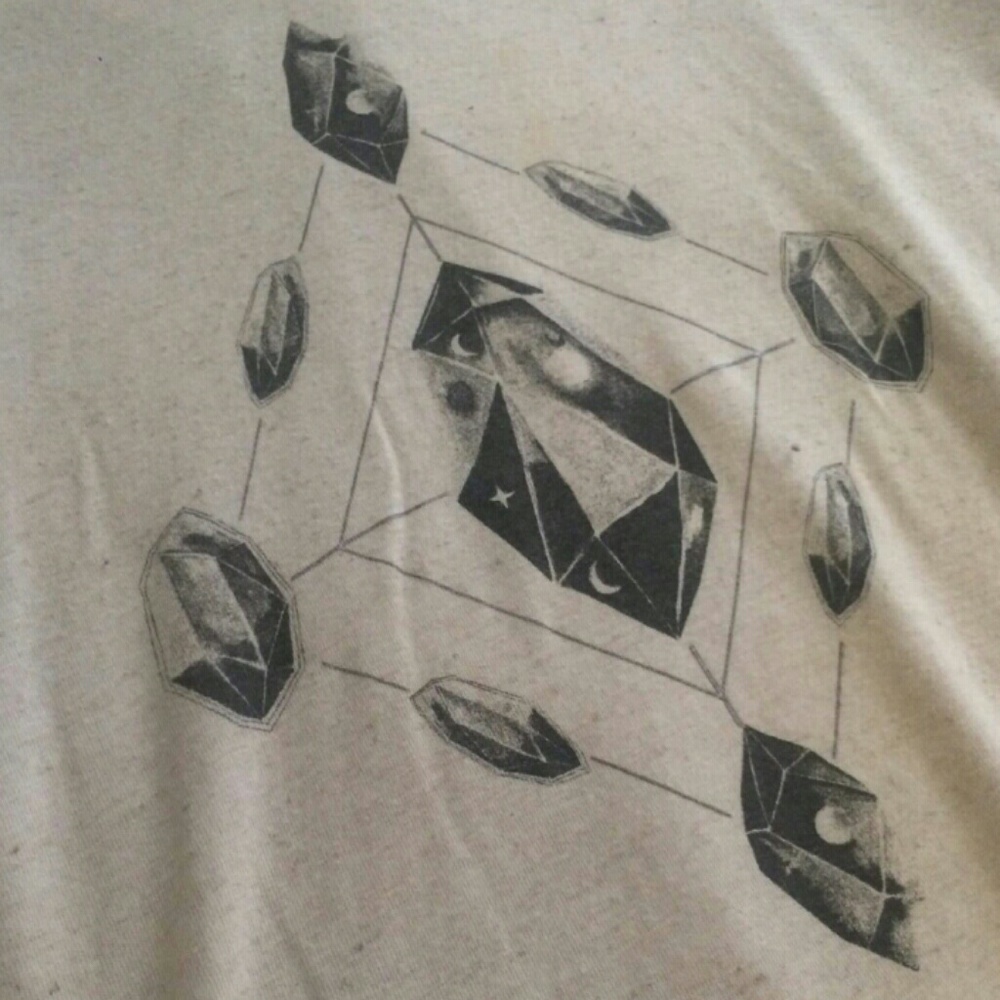 American Eagle Super Soft Shirt With Moon Crystals